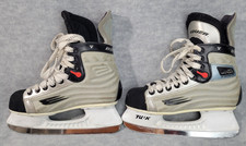 Bauer Vapor 5 Ice Hockey Skates H2 Technology Silver/Black Junior Size 3D