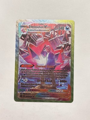 Eternatus VMAX Rainbow Foil 340 HP Fan Art Display Card NM/M | eBay