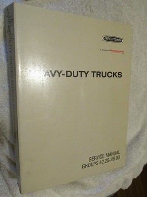 2000 Freightliner FLA FLB FLL COE FLD Heavy Duty Truck Service Manual Group 42.2