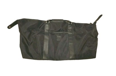  Dunhill  Tech line Black Nylon Full Size Duffel /Travel Bag   New!
