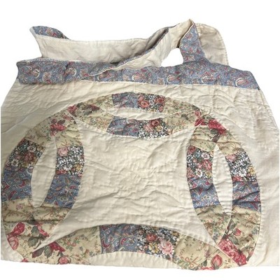 xtra large quilted hand maid tote bag 20'' x 15 1/2''