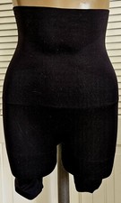 NWOT Maidenform M Tummy-Control Seamless High Waist Thigh Slimmer 12622 Black