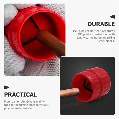 2pcs Alesatore manuale per tubi sbavatura strumento idraulico alesatore per tubi interno esterno - Foto 4 di 10