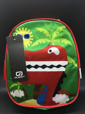 Dino Insulated Kid's Satin Lunch Bag - Quest