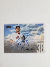 TZU-WEI LIN 2018 TOPPS STADIUM CLUB BLACK AUTO #19/25 ROOKIE RC