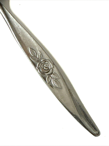 Hanford Forge AVON ROSE Stainless Forks Teaspoon Serving Spoon Floral 5 Pcs - Picture 2 of 7
