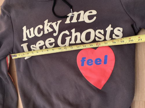 Lucky Me I See Ghosts Hoodie Kanye West Kid Cudi Size L - Camp Flog Gnaw Nov 11 - Foto 8 di 8