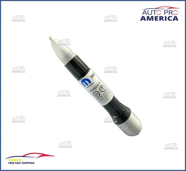 OEM MOPAR JEEP DODGE CHRYSLER (PW7) Bright White Clear Coat TouchUp