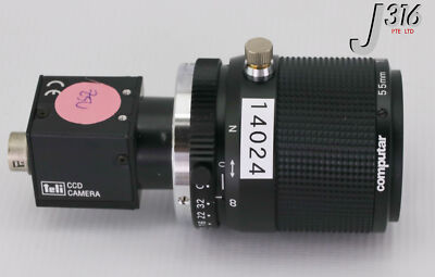 14024 TELI CCD KAMERA Mit COMPUTAR Objektiv, 55mm, TEC-55M TK5591A8