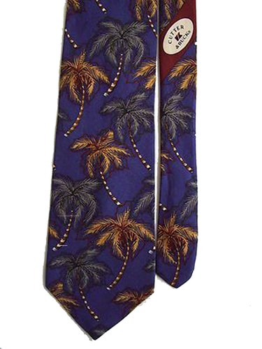 corbata de diseño para hombre cortador y corbata de buck 100% seda corbata cuello ropa hecha en EE. UU. floral - Imagen 8 de 12