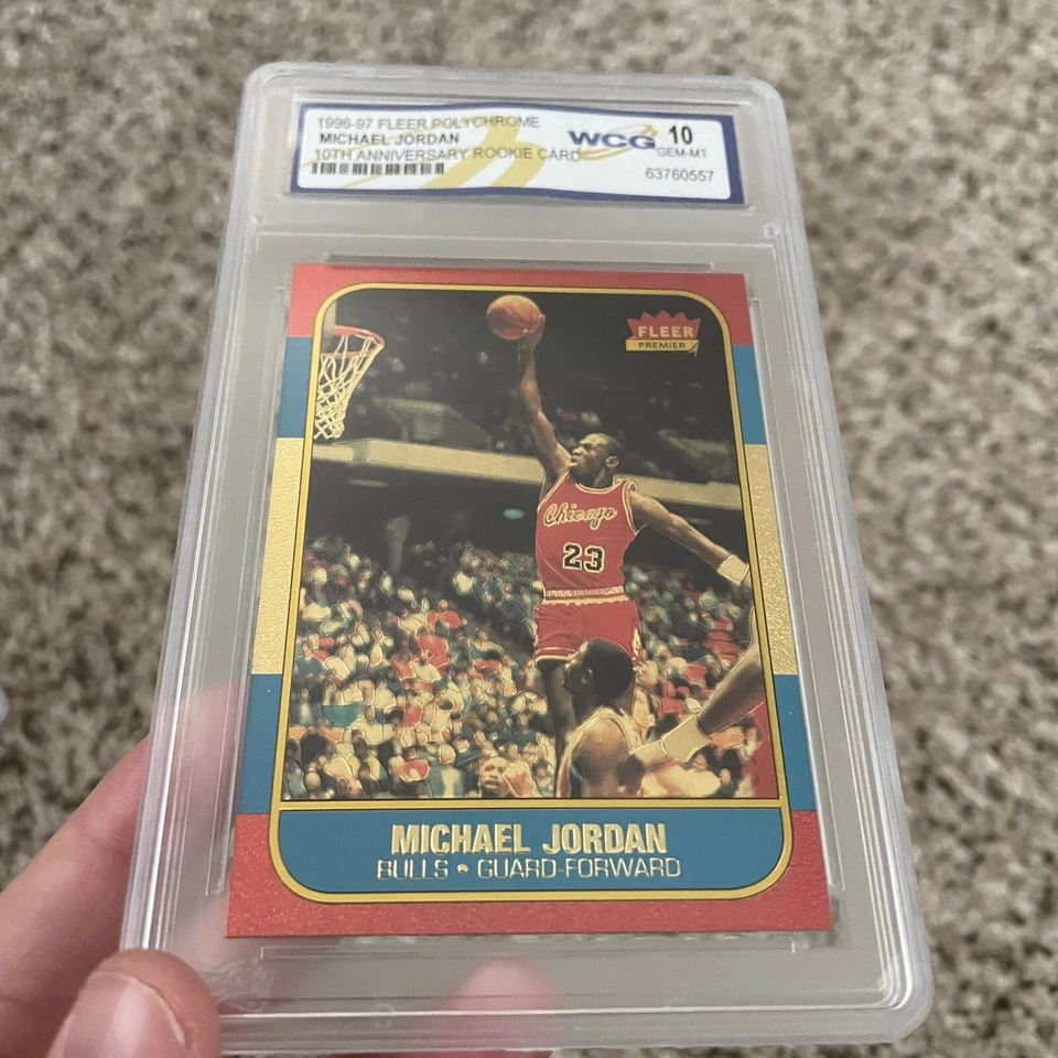 Комплект Michael Jordan 1996-97 Fleer Decade of Excellence и карта Коби Брайанта WCG - Изображение 4 из 4