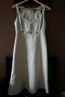 Mexx Summer Dress 100% Linen Size 6 ( US ), 40 ( IT ) $30 or Best Offer.