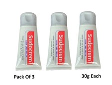 3 X Sudocrem Skincare Healing Cream Nappy Rash 30g each