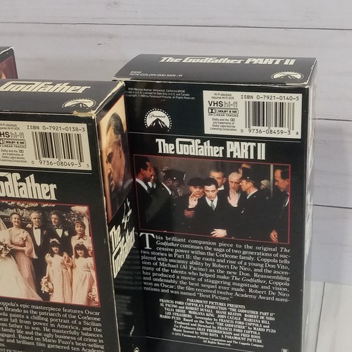 The Godfather Trilogy VHS Tape Set - All 3 Movies FREE SHIPPING - Picture 5 of 18