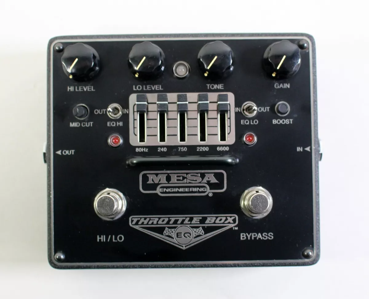 Mesa Boogie Throttle Box EQ 5-Band Graphic EQ Pedal w/ Original Box -  EXCELLENT!