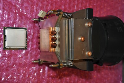 Intel i7 920 QuadCore CPU Prozessor + Lüfter Heatsink Kupfer Kühlkörper LGA1366