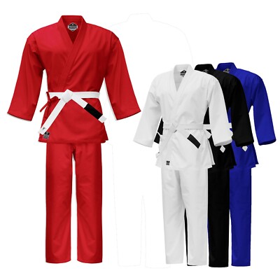 TRUESAGA - Regular Light Weight Karate Open Coat Uniform Gi 8Oz PC