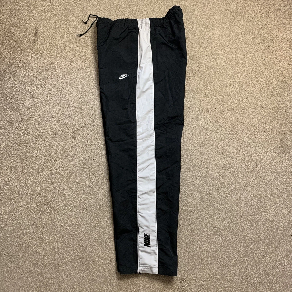 Nike Tracksuit Bottoms Track Pants Y2K 00s Vintage Joggers Straight Retro XL
