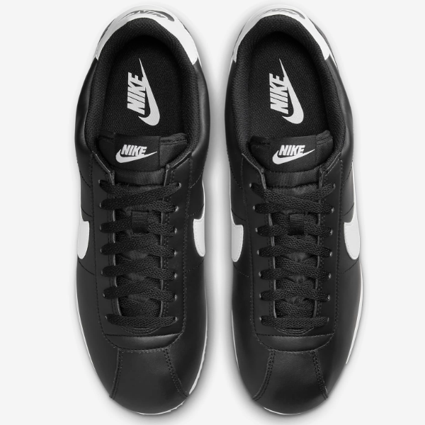Nike Cortez Leather Shoes 'Black/White' (DM4044-001) | eBay