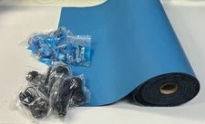36 Foot Roll ESD Anti Static Grounding Mat 2' x 36' with 6 Wrist & Ground Cords