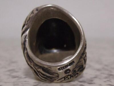Bill Wall Leather Horse Ring US 6.5 size BWL | eBay Bill Wall Leather Horse Ring US 6.5 size BWL | eBay