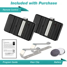 2 Garage Door Opener 1-Button Remote Replacement for Genie GT90 GT90-1