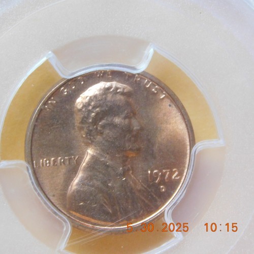1972-D Lincoln Memorial Cent PCGS MS64RB Close to Red