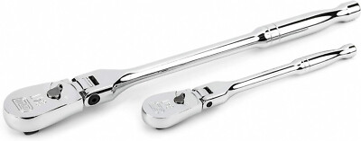 GEARWRENCH 2 Pc. 1/4, 3/8'' Drive 84 Tooth Flex Head Teardrop Ratchet Set
