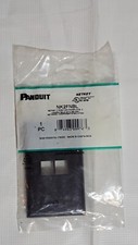 Panduit NK2FNBL Netkey 2 port plate - Black, Lot of 2  Free Shipping 
