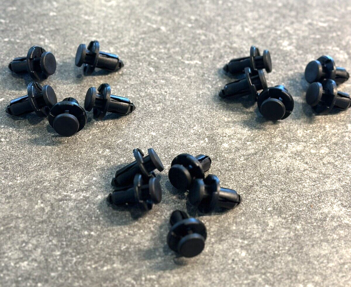 Tesla 1020213-00-A 10mm Push Pull Plastic Rivet (Model X, 3, S