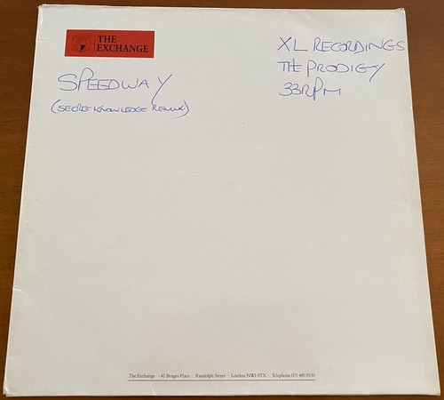 THE PRODIGY Speedway (Secret Knowledge Remix) SELTEN UK 12" ACETAT PROMO SINGLE - Bild 13 von 20