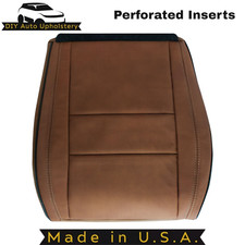 2011-2021 For Jeep Grand Cherokee Leather Driver Bottom Seat Cover Saddle Brown