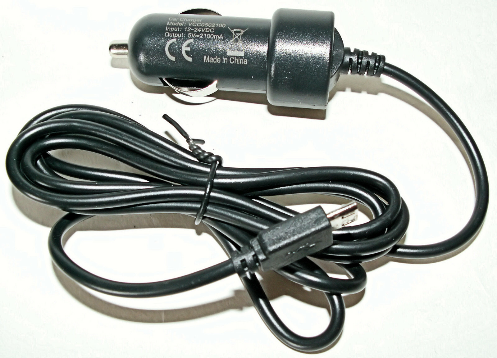 2,1 Ampere - 12 - 24 Volt Micro USB KFZ Auto Handy Ladekabel Ladegerät SMSG (1)