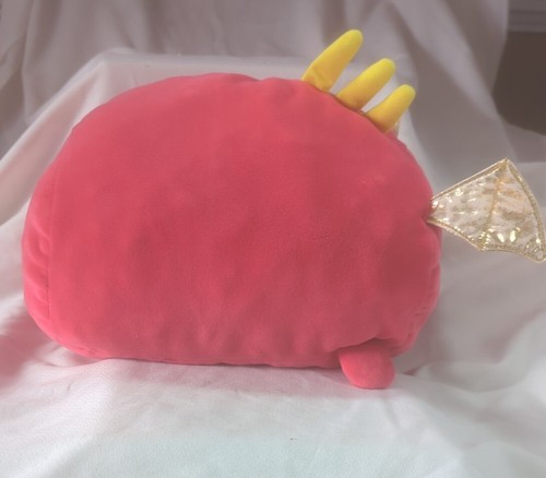 Moosh Moosh Ash Red Gold Dragon Soft Squish 12” Pillow Plush Stuffed Animal 2019 - Picture 4 of 12
