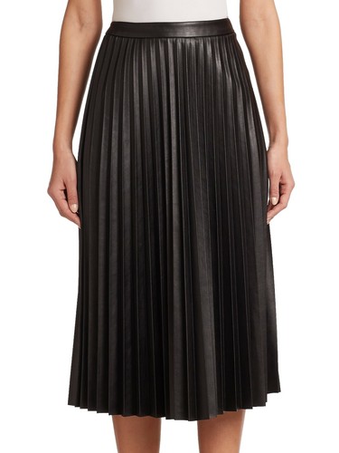 Banana Republic Sleeveless "Little Black Dress" with Faux Leather Trim Size  2 | eBay