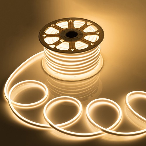 Double Sided 220V Neon LED Strip Rope Light Waterproof Flexible Outdoor UK Plug - Picture 3 of 5