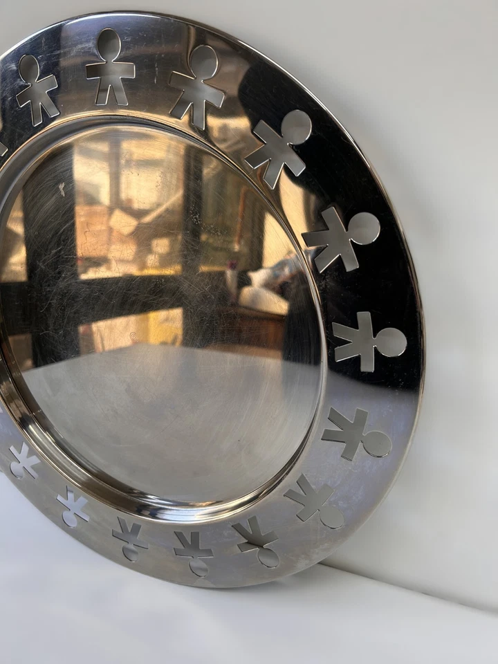 Vassoio Alessi, Girotondo, Vassoio Rotondo 40cm, Acciaio - Immagine 4 di 4