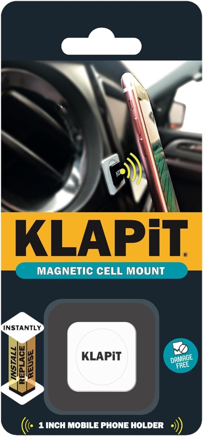 CELLMOUNT Magnetic Phone Holder Ultra Compact 1x1 Inch Versatile Mount for Cars