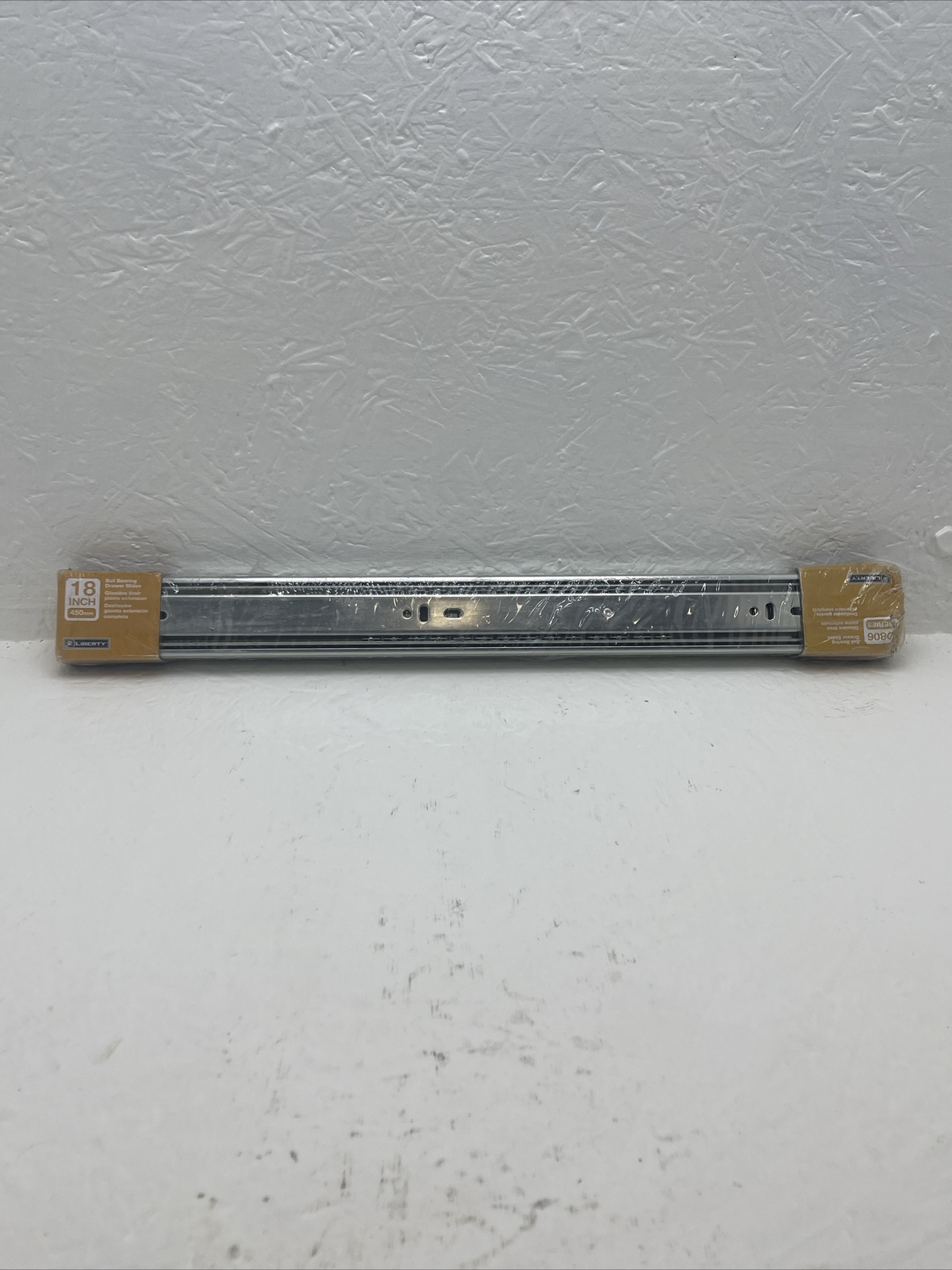 Liberty D80618C-ZP-W 18-Inch Ball Bearing Drawer Slides