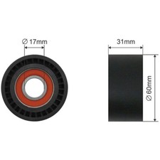 NTY Spannrolle Keilrippenriemen für Opel Vivaro Kasten F7 2.5 CDTi Movano F9