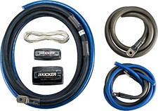 KICKER PKD1 CAR AUDIO STEREO 1/0 GAUGE AWG 1/0AWG DUAL AMPLIFIER AMP POWER KIT