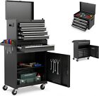 5 Drawer Tool Storage Cabinet,Removable Top ,Locking Bar,Protective Liner
