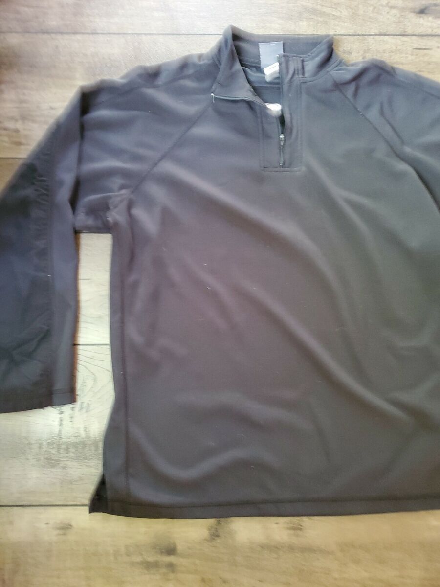 Oakley SoftWare Simple Black 1/4 Zip Pull-Over Long Sleeve Oakley SoftWare Simple Black 1/4 Zip Pull-Over Long Sleeve