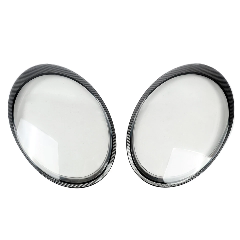 Pair Front Headlight Lens Covers Shell For Porsche 997 911 Carrera 2006-2012 L+R Foto 4 de 4