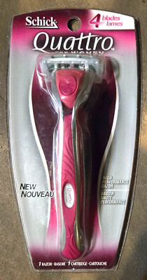 Schick Quattro for Women Razor with 1 Cartridge New in Sealed Package