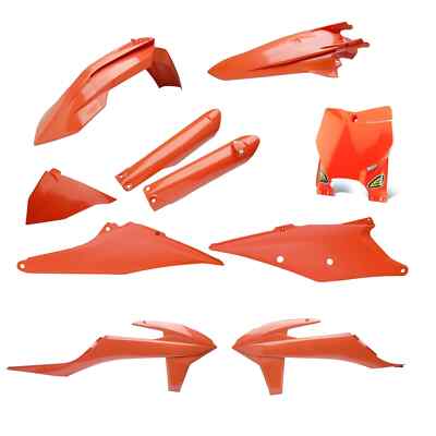 Cycra 1CYC-9326-22 Powerflow Complete Plastic Kit Orange KTM 250/300 XC, XC TPI