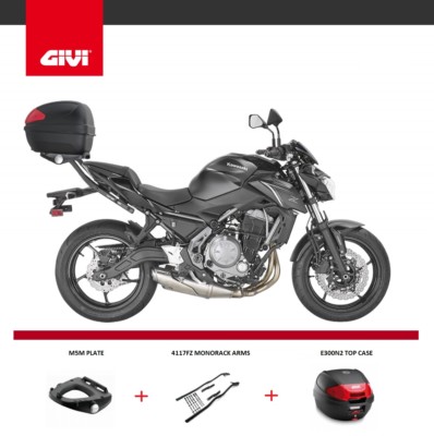Kawasaki Z650 2018 GIVI E300N2 TOP BOX CASE 4117FZ