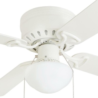 Harbor Breeze Armitage 42 In White Indoor Flush Mount Ceiling Fan