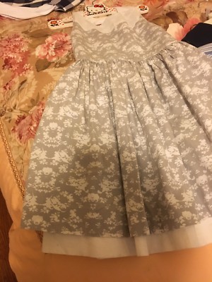 Robe D'été Fille Neck & Neck - Gris Adorable - Taille 8 - Neuf Sans étiquette