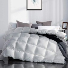 SNOWMAN White 75 Goose Down Comforter Duvet Insert 700 Fill Power